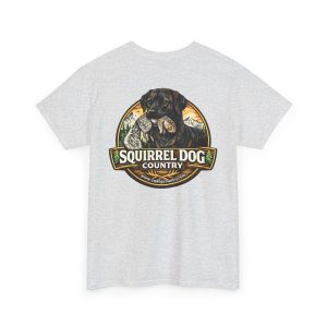 Squirrel Dog Country T-Shirt — Brindle Mtn Cur on Back
