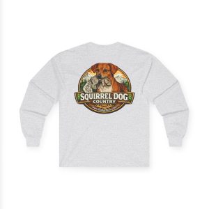 Squirrel Dog Country Long Sleeve Tee — Red Feist on Back