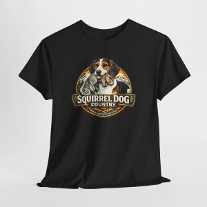 Squirrel Dog Country T-Shirt - Treeing Walker on Front