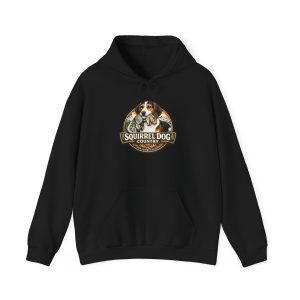 Squirrel Dog Country Hoodie – Treeing Walker on Front